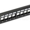 Patch panel keystone, 12 portów, 1U 10