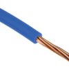 Jednożyłowy Kabel Sterowniczy Csa 2,5 Mm2, Maks. +70C 600 V Niebieski, Rs Pro