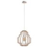 Lampa Wisząca Nowoczesna Drewno 1Xe27 Rufo Natural
