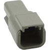 Socket housing, for rectangular miniature plug, PX0011P02GY