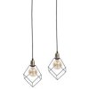Lampa wisząca loftowa 2xE27 RUBEN GOLD