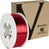 Filament do drukarek 3D PETG Verbatim 55062, Średnica filamentu: 2.85 mm, 1 kg, czerwony (przezroczysty)