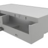 Obudowa DIN 90mm Obudowa szyny DIN 90 x 32.2mm materiał: ABS Płytka drukowana Italtronic