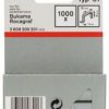 Zszywki płaskie typ 51, 10 x 1 x 8 mm Bosch Accessories 2609200201, N/A, Wymiary (D x S) 8 mm x 10 mm, 1000 szt.