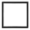 Ramka wypełniająca pojedyncza serii DECO czarny mat 12DRW-1