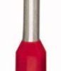 Insulated wire end ferrule, 1.0 mm², 16 mm/10 mm long, DIN 46228-4, red, 216-243