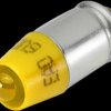 LED lamp, MG/T1 3/4, 12 V (DC), 12 V (AC), yellow, 10-2J09.1064