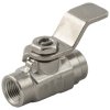 Zawór procesowy kulowy 1/8cal korpus ze stali nierdzewnej 3.8mm RS PRO