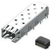 SFP+ klatka, seria: SFPK, typ: SFP, rodzaj: żeńskie, l. portów: 1, 14 x 48.73 x 8.95mm, obudowa: Prosty,