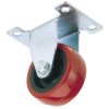 Draper 65512 50mm Dia. Fixed Plate Fixing Polyurethane Wheel - S.w.l. 75kg