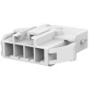 Socket housing, 4 pole, pitch 3.96 mm, straight, natural, 316502-1