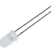 Dioda LED 5mm biała ciepła matowa 4000mcd