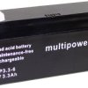Akumulator ołowiowy multipower PB-6-3,3-4,8 MP3,3-6, AGM, 6 V, 3.3 Ah