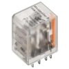 DRM570012 Przekaźnik elektromagnetyczny 4PDT Ucewki: 12VDC 5A/250VAC