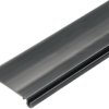 Bus cover, angled, PA, (L x W x H) 500 x 39.5 x 7 mm, black, for OMNIMATE enclosure, 1248260000
