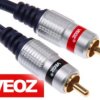 Przewód kabel CINCH 2*RCA - 2RCA VEOZ 1,5m
