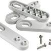 Wall mounting brackets, 4 piece, plastic, straight, plastic, for Mini Mureva, 13935