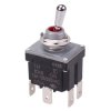 On-(On) Momentary Sealed 12mm Toggle Switch DPDT 12A IP68
