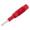 SKS Hirschmann 973 600-101 2mm Plug to 4mm Socket MZS 2 6A Red