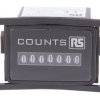 Licznik impulsów 24 V DC Resetowanie Bez resetowania RS PRO Cyfrowe 7-cyfrowy Licznik impulsów