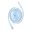 Kabel Wysuwany Baseus Free2draw Mini Usb-C - Usb-C 100W 1M - Niebieski