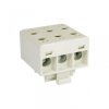 Blok rozdzielczy-odgałęźny 3-polowy AL/CU 3x35mm2 szary montaż płaski i na szynę TH WLZ35/3x35/s 48.336