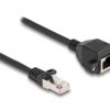 kabel LAN Delock 80196, 1 szt., RJ50, S/FTP, 5.00 m, czarny