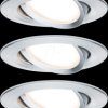 93451 Nova Coin recessed light, 6 W, 2700 K, 50°, round, turned alumin