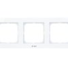As Ramka Potrójna Do Łączników Ip44 Biała Rh-3G/00