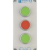 Kaseta sterownicza 3-otworowa z przyciskami zielony/czerwony/zielony IP65 ST22K3\02-1