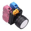 YW1B-M1E11W White 22mm Momentary Push Button Switch 1NO-1NC IP65 IDEC