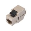10G keystone Solarix CAT6A STP RJ45 czarny samozaciskowy SXKJ-10G-STP-BK-SA