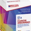 Edding atrament Zamiennik Canon PGI-570XL+CLI-571XL zamiennik Combi-Pack Czarny, Cyjan, Magenta, Żółty EDD-514 18-514-01