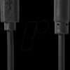 CCGL65960BK10 USB 2.0 cable, C connector > Mini port, 1 m, black