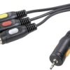 Audio/Video kabel SpeaKa Professional SP-7869872, Jack, RCA/Cinch kompozytowy, 2.50 m