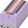 Distribution block, push-in connection, 0.34-4.0 mm², 41 A, 6 kV, purple, 1047426