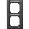 MERTEN M-PLAN Ramka 2 podwójna pionowa z polem opisowym antracytowy MTN476214 SCHNEIDER ELECTRIC
