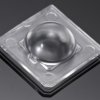 Soczewka LED szerokokątna 13.9 x 13.9 x 5.3mm, kąt widzenia 132 → 148°, do użytku z Cree XM-L, Cree XM-L2, Cree
