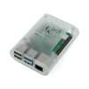 Obudowa do Raspberry Pi 4B - ABS - przezroczysta - LT-4A01