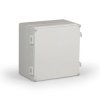 Obudowa naścienna Cubo W 300x300x185mm z zawiasami i zatrzaskami pokrywa szara IP67 PC WPCP303018G