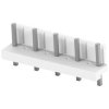 Pin header, 9 pole, pitch 3.96 mm, straight, natural, 7-1123724-5