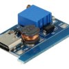 Moduł rozszerzeniowy; przetwornica step-up; Step-Up; 5V; 4÷30V; 1A; USB C