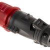 Złącze przemysłowe - zasilające 16A Wtyczka 415 V 3P + E Męski Legrand Czerwony Montaż na kablu IP44