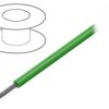 Przewód na rolce o długości 30,5m linka Cu, 150V PVC zielony 24 AWG 7054 GR005