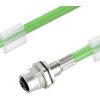 kabel LAN Weidmüller 1234750005, 1 szt., M12, CAT 5e, 0.50 m, zielony