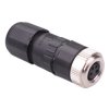 4 Way M8 Female Industrial Circular Connector IP67 3A