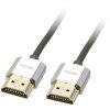 LINDY 41670 HDMI Cable HDMI-A plug, HDMI-A plug 0.50 m Black 4K UHD HDMI cable