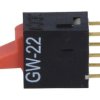 ROCKER DPDT Ilość Pozycji: 2 ON-ON 0,01A/28VAC 0,01A/28VDC GW22LCP