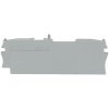 WAGO 2002-1291 0.8mm End and Intermediate Plate for 2001-1200 Series Grey