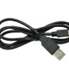 Kabel; USB; K46800; wtyk USB-A; wtyk microUSB; 1m; czarny; okrągły; PVC; Goobay; RoHS